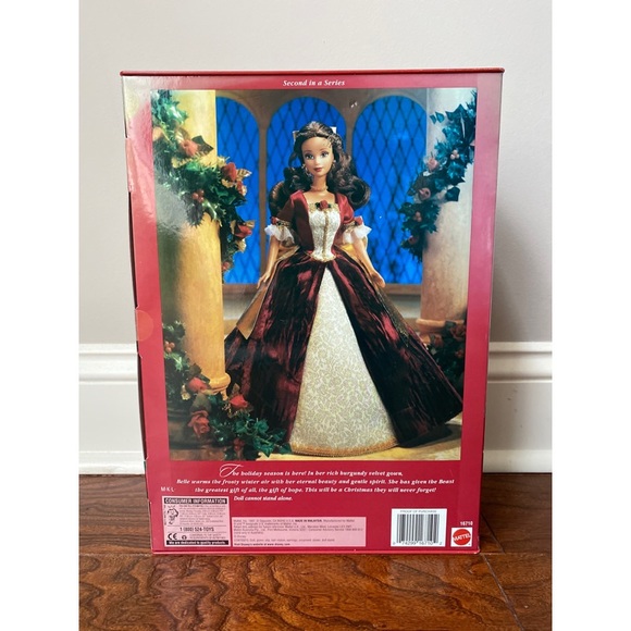 NIB 1997 Disney's Beauty and the Beast The Enchanted Christmas Holiday Princess - Picture 2 of 3